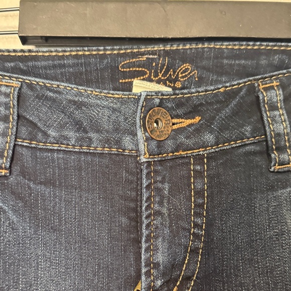 Silver Jeans Dark Blue Flared Jeans - Picture 2 of 7